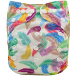 Ohbabyka Eco-friendly Diaper Cover Wrap Washable Diapers Couches Lavables Baby Nappy Reusable Nappy Baby Pocket Cloth Diapers