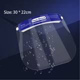 10pcs Safety Full Face Shield Anti-droplet Protective Faceshield Cover Visor Dust Proof Fog Screen Transparent for dropshipping