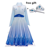 2022 Baby Girl Princess Dress for Girls Halloween Carnival Party Dress up Birthday Costume Children Clothing Vestidos