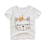 Toddler Girl's Short Sleeve Cotton Top