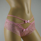 Woman Sexy Panties Erotic crotchless g-string Porn Lace transparent open crotch underwear Underpants sexy thong Tanga Women Sexy