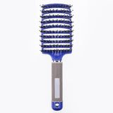 Girls Hair Scalp Massage Comb Hairbrush Bristle Nylon Women Wet Curly Detangle Hair Brush for Salon Hairdressing Styling Tools