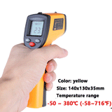 New GM320 LCD IR Infrared Thermometer Non-Contact Digital Pyrometer Temperature Meter  Point -50~380 Degree Termometr