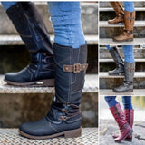 Fashion Women Boots Winter Over The Knee Heels Quality Suede Long Comfort Square Botines Mujer Thigh High Boot Botas Mujer