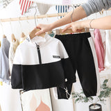 Spring Autumn Children Boys Girls Clothes Suit  Baby Solid Jacket Pants 2Pcs/sets Toddler Active Cotton Clothing Kids Tracksuits
