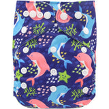 Ohbabyka Eco-friendly Diaper Cover Wrap Washable Diapers Couches Lavables Baby Nappy Reusable Nappy Baby Pocket Cloth Diapers
