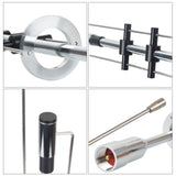 UHF Dual Band 145-435MHz 3.5dBi High Gain Mobile Car Radio Antenna for Yaesu ICOM Kenwood TYT QYT KT-8900D Baojie BJ-318