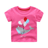 Toddler Girl's Short Sleeve Cotton Top