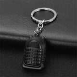 PUBG Keychain Keyring PLAYERUNKNOWNS BATTLEGROUNDS Cosplay Special Force Helmets Metal Key Ring Accessory Props