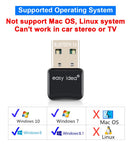 USB Bluetooth 5.0 Adapter Bluetooth Dongle 5.0 Transmitter Bluetooth Receiver Mini Audio Adapter For Computer PC Laptop Music