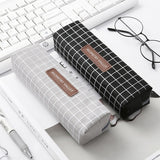 Cute Kawaii Canvas Pencil Case High Capacity Pen Bags Cute Letter Pencil Bags For Girls Gift School Supplies Korean Stationery