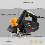 DEKO DKEP900 220V 900W Handheld Electric Power Planer for Wood Cutting