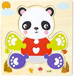 Montessori Games Baby Toys Animals traffic Kids 3D Puzzles Wooden Cartoon Cognition Puzzle Toy Matching Educational Game Gift