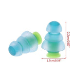 1 Pair Protection-Earplugs Concerts Musician Ear Plugs Noise-Cancelling Hearing Motorcycles Reusable Silicone Earplugs - shopwishi 