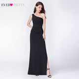 Ever-Pretty Elegant Long A-Line Off Shoulder Floral Print Chiffon