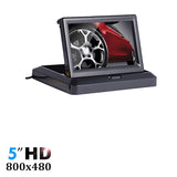 4.3 inch HD Foldable Car Rear View Monitor Reversing LCD TFT Display with Night Vision Backup Rearview Camera for Vehicle