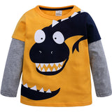 Girls'Long Sleeve Children's T-shirt Bottoming Shirt Children Spring and Summer Autumn Long Sleeves 2019 Cartoon T-shirt