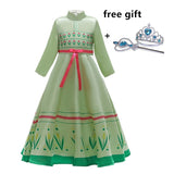 2022 Baby Girl Princess Dress for Girls Halloween Carnival Party Dress up Birthday Costume Children Clothing Vestidos