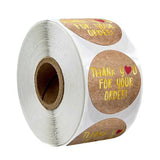 24Types Pink Label Stickers Foil Thank You Stickers 1'' 500pcs Taste Business Order Home Hand madeSticker Wedding Envelope Seals