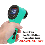 New GM320 LCD IR Infrared Thermometer Non-Contact Digital Pyrometer Temperature Meter  Point -50~380 Degree Termometr