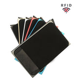 Men Business Aluminum  Cash ID Card Holder RFID Blocking Slim Metal Wallet Coin Purse card case  credit card wallet rfid wallet
