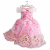 Dressy Girls Princesses Dress up Snow Queen Anna Belle Snow White Sleeping Beauty Costume Kids Fancy Unicorn Evil Queen Minnie