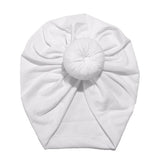 Infant Kids Newborn Baby Turban Knotted Head Wrap Headbands India Hats Beanie Cotton blend Hair Cap Children Girl Boy Head band