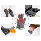 1 Pair Compression Arthritis Gloves Premium Arthritic Joint Pain Relief Hand Gloves Therapy Open Fingers Compression Gloves - shopwishi 