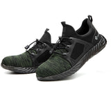 Safety  Shoes Men And Women Steel Toe Air Safety Boots Anti-Puncture Work Sneakers Breathable Shoes