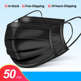 100PCS Disposable 3 Layer Filter Protective Mask
