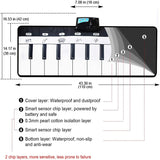 Coolplay Electronic Musical Mat Carpets Keyboard Baby Piano Play Mat Musical Instrument Montessori Toy Educational Toys for Kids