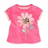 Toddler Girl's Short Sleeve Cotton Top
