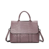 Lady elegant real alligator handbag    black grey green red top-handle bag