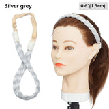 S-noilite Bohemian Plaited Headband Synthetic Braids Hair With Adjustable Belt Hairpiece Hair For Woman Hair Style Accessories