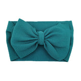 New Baby Girls Headband Toddler Big Bow Hairband Cute Solid Stretch Turban Big Knot Head Wrap Head wear