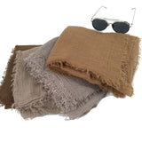 Muslim Women Crinkle Hijab Scarf Soft Solid Cotton Head ScarvesTurban Shawls and Wraps hijab femme musulman kopftuch