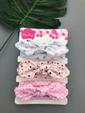 NEW 3pcs/lot baby headband flower print hairwear for newborn baby girl headband for litle girl headbands children