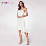 Ever-Pretty Mermaid V-Neck Sleeveless Draped Formal Party Gowns