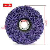 125mm Poly Strip Disc Abrasive Wheel Paint Rust Remover Clean Grinding Wheels for Durable Angle Grinder Car Truck  Motorcycles