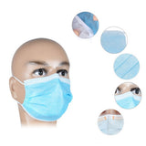 10PCS-100 PCS  3 Layers Anti-Dusk Breathable and Disposable Face Mask