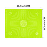 Silicone Kitchen Kneading Dough Mat Cookie Cake Baking Mat Tools Thick Non-stick Rolling Mats Pastry Accessories Sheet Pads