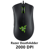 Original Razer DeathAdder Essential Wired Gaming Mouse Mice 6400DPI Optical Sensor 5 Independently Buttons For Laptop PC Gamer