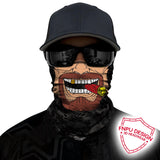 3D Skull Skeleton Balaclava Seamless Motorcycle Neck Face Shield Mask Scarf Bicycle Hunting Outdoor Anti-UV Bandana Headband