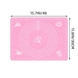 Silicone Kitchen Kneading Dough Mat Cookie Cake Baking Mat Tools Thick Non-stick Rolling Mats Pastry Accessories Sheet Pads