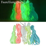 1 Pair Luminous Shoelaces Flat Sneakers Canvas Shoe Laces Glow In The Dark Night Color Fluorescent Shoelace 80/100/120/140cm - shopwishi 