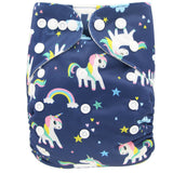 Ohbabyka Eco-friendly Diaper Cover Wrap Washable Diapers Couches Lavables Baby Nappy Reusable Nappy Baby Pocket Cloth Diapers