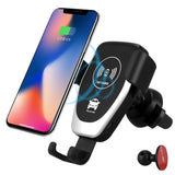 10W Automatic Clamping Qi Wireless Car Charger Mount For IPhone 13 12 11 XS XR 8 Fast Charging Phone Holder for Samsung S21 S20