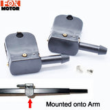 Universal Washer Nozzle Spray Jet For Mercedes-Benz Vito W638 Sprinter Mounted onto Wiper Arm Pair For Ssangyong Rodius