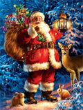 HUACAN Santa Claus Diamond Painting Full Square Embroidery Cross Stitch Diamond Mosaic Rhinestone Christmas Decorations For Home