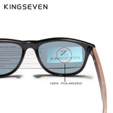 KINGSEVEN Brand  Fashion Handmade Natural Wooden Sunglasses For Men Women Polarized Sun Glasses UV400 Mirror Male Eyewear